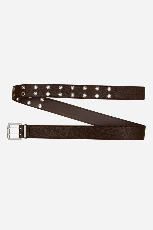 Eyelet Belt Brown